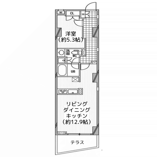 パシフィックコート中延 - 間取り図