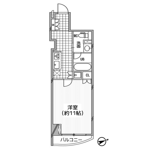 パシフィックコート中延 - 間取り図