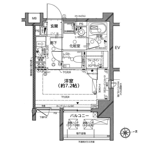 ピアース千代田淡路町 - 間取り図