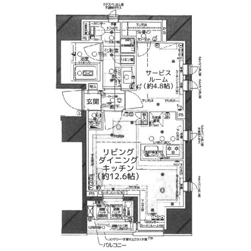 ピアース銀座8丁目 - 間取り図