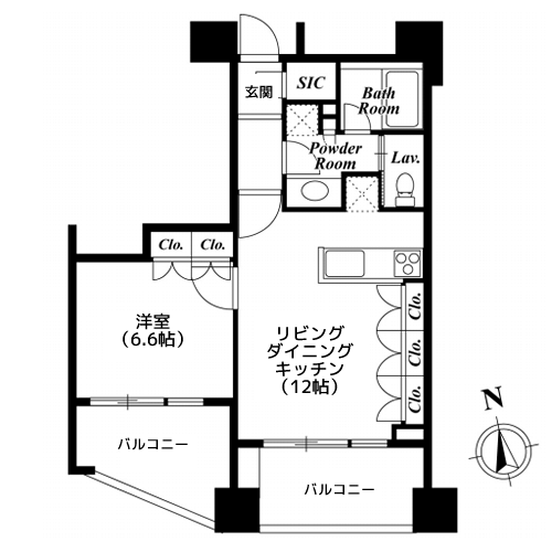 プレミアロッソ - 間取り図