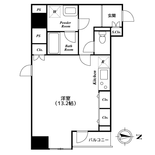 プレミアステージ内神田 - 間取り図