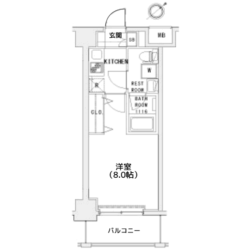 プレミアムキューブ三田 - 間取り図