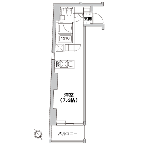 プレミアムキューブ元代々木 - 間取り図