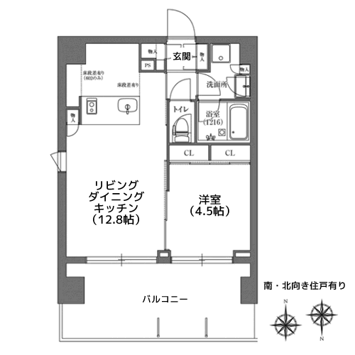 PRIME FORESHITA - 間取り図
