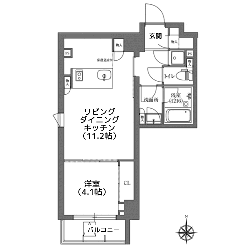 PRIME FORESHITA - 間取り図
