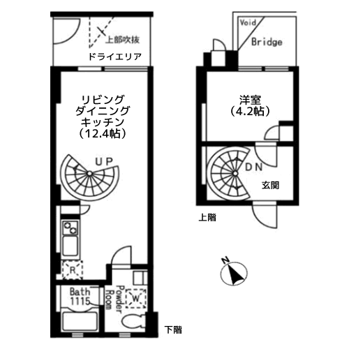 プライムアーバン目黒三田 - 間取り図