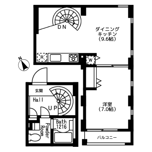 プライムアーバン目黒三田 - 間取り図