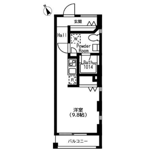 プライムアーバン目黒三田 - 間取り図