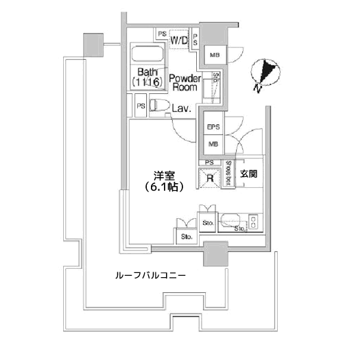 プライムアーバン長原上池台 - 間取り図