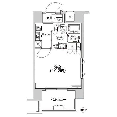 プラウドフラット外神田 - 間取り図