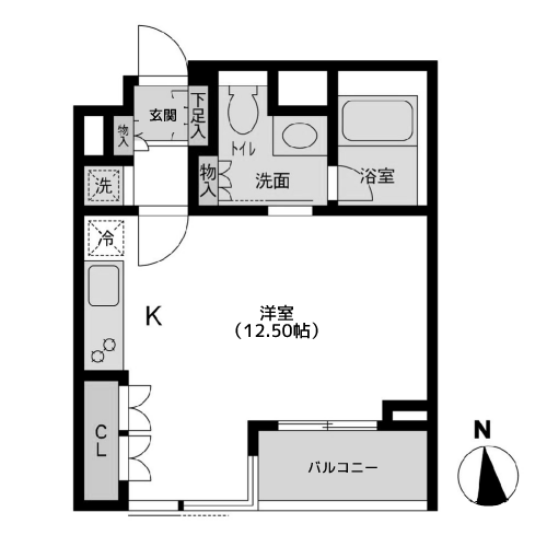 レジデンス白金コローレ - 間取り図