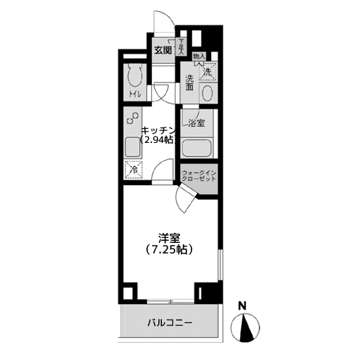レジデンス白金コローレ - 間取り図