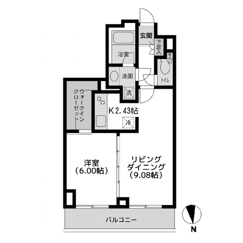 レジデンス白金コローレ - 間取り図
