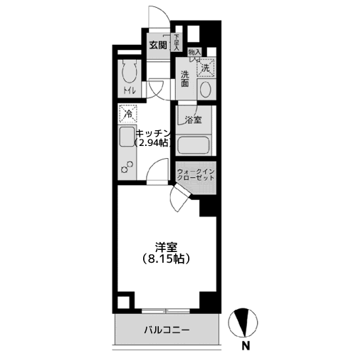 レジデンス白金コローレ - 間取り図