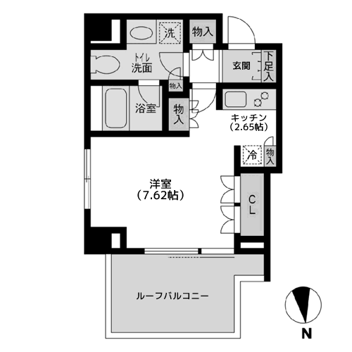 レジデンス白金コローレ - 間取り図