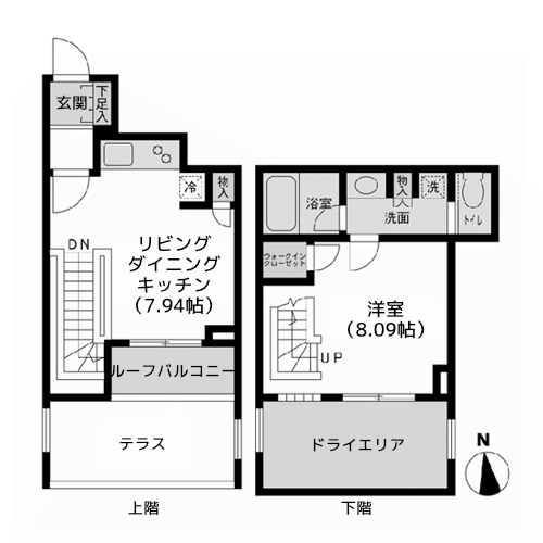レジデンス白金コローレ - 間取り図