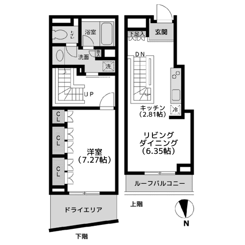 レジデンス白金コローレ - 間取り図