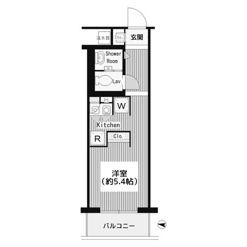 ラフィーヌ芝公園 - 間取り図
