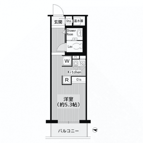 ラフィーヌ芝公園 - 間取り図
