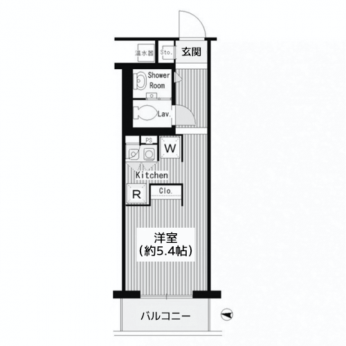 ラフィーヌ芝公園 - 間取り図