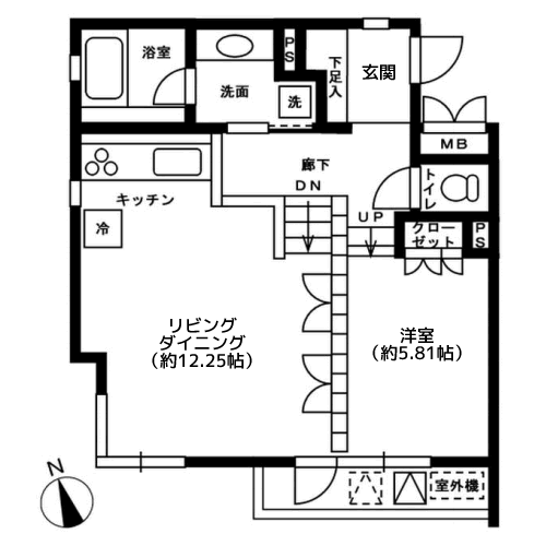 ラフィーヌ下馬 - 間取り図