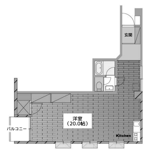 レイハウス三軒茶屋 - 間取り図