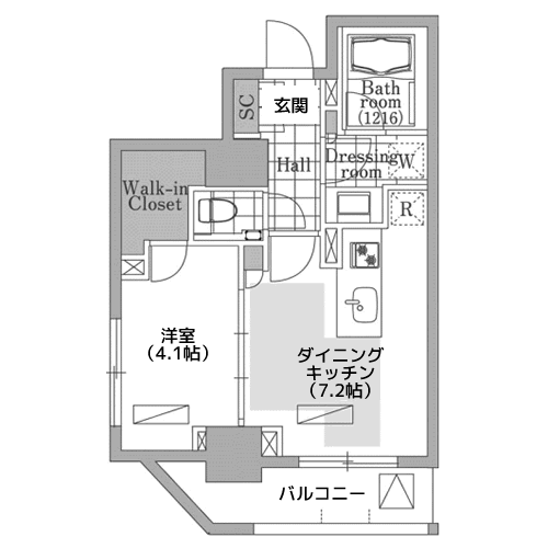 ドゥーエ三田 - 間取り図