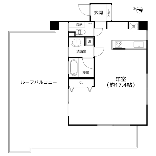 レガリア都立大レジデンス - 間取り図