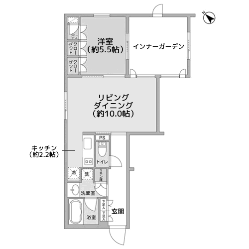 ポラスト代々木 - 間取り図