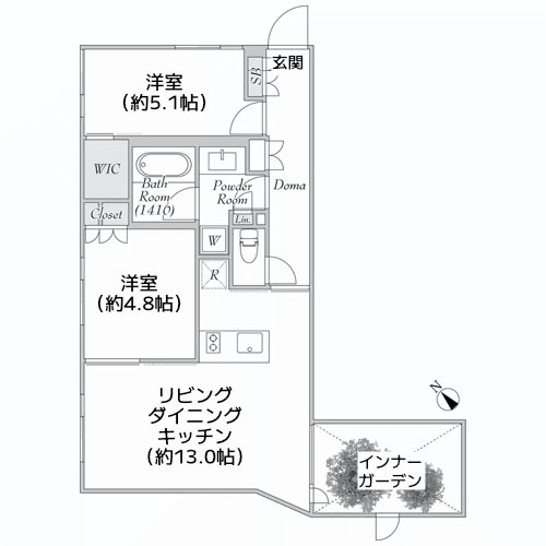 ポラスト代々木 - 間取り図
