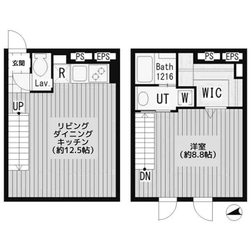 レピア大岡山 - 間取り図