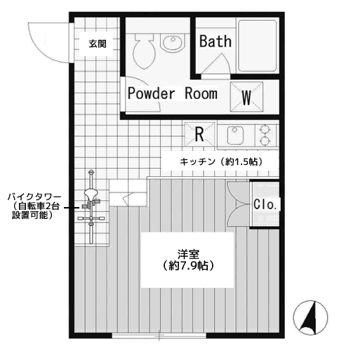 レピア大岡山 - 間取り図