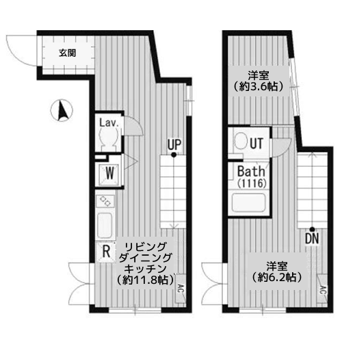 レピア大岡山 - 間取り図