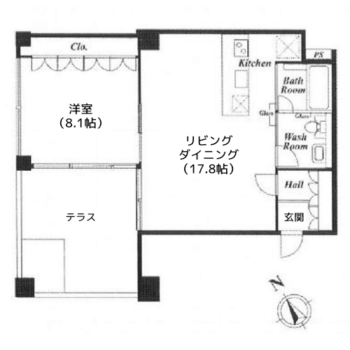 Qiz広尾 - 間取り図