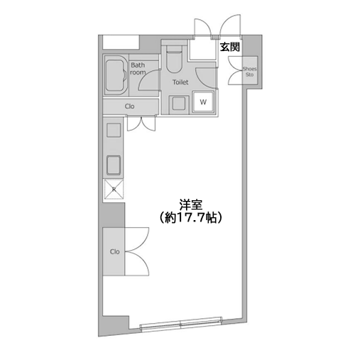 レジディア自由が丘Ⅱ - 間取り図