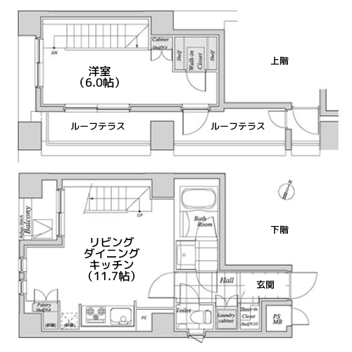 レジディア神田 - 間取り図