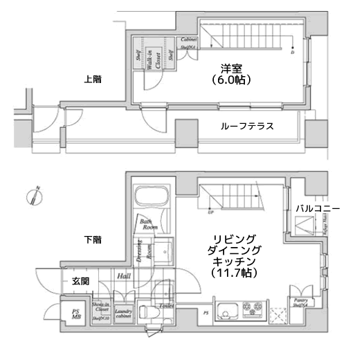レジディア神田 - 間取り図
