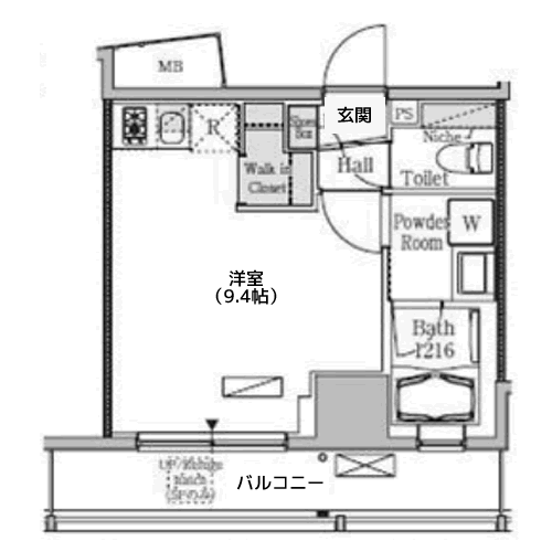 レジディア九段下Ⅱ - 間取り図