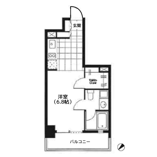 レジディア南雪谷 - 間取り図