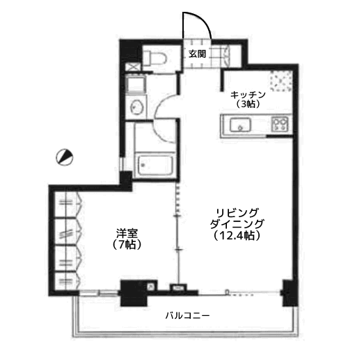 レジディア南雪谷 - 間取り図