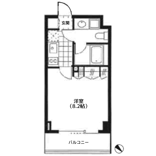 レジディア南雪谷 - 間取り図