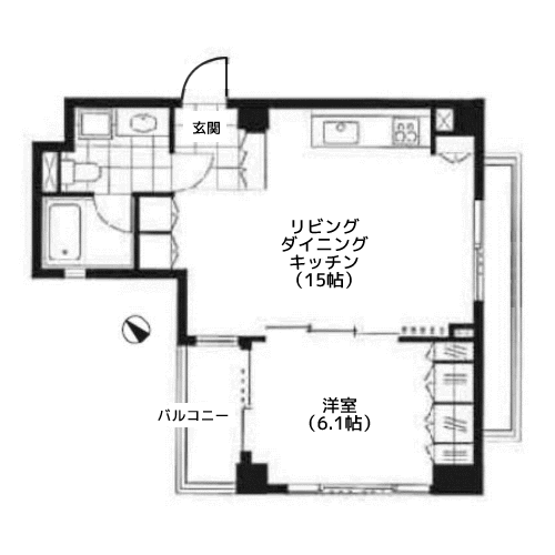 レジディア南雪谷 - 間取り図