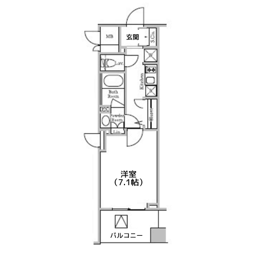 レジディア千駄木 - 間取り図