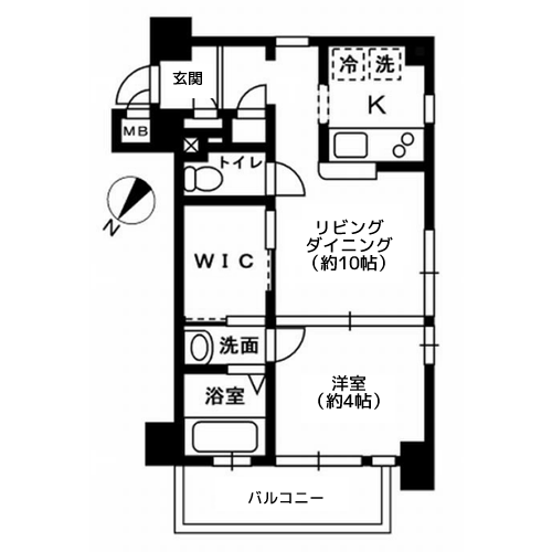 レジディア代々木Ⅱ - 間取り図