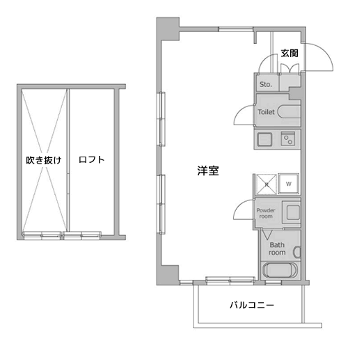 レジディア代々木Ⅱ - 間取り図