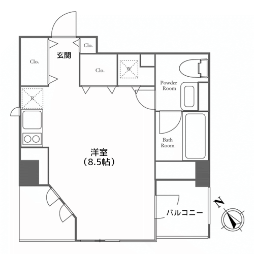 代々木の杜 - 間取り図