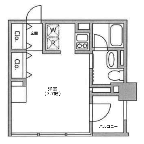 レジディア代々木の杜 - 間取り図