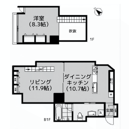リゾート西馬込 - 間取り図