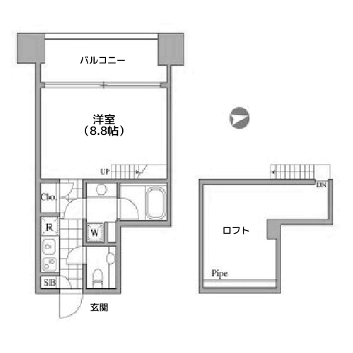 RIZ高輪 - 間取り図